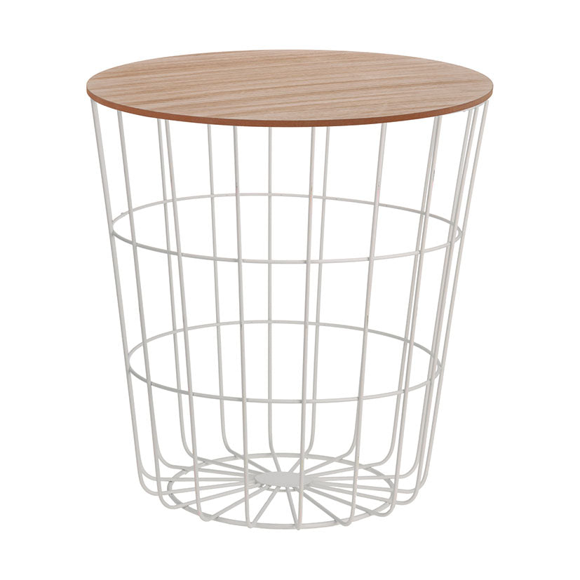 Wood/steel table