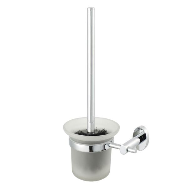 Wall-mounted toilet brush holder