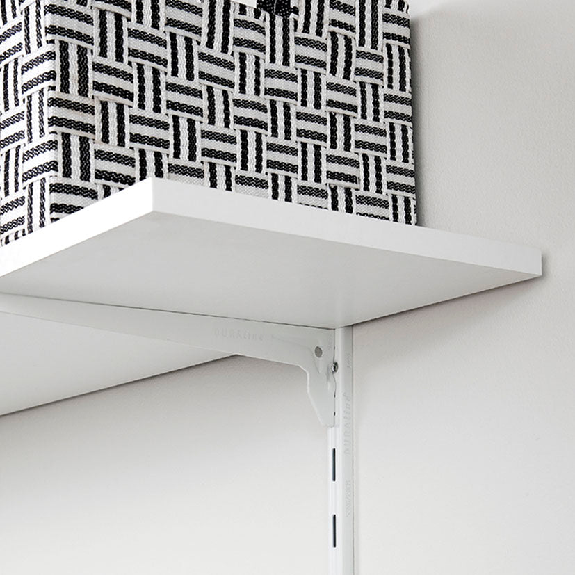 Melamine shelf