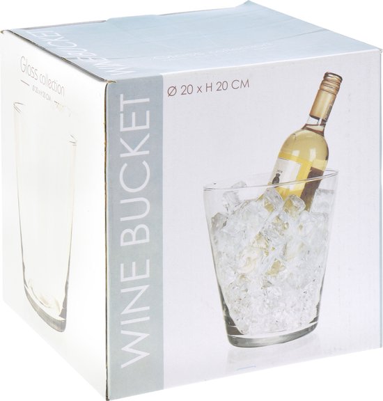 Glass ice bucket