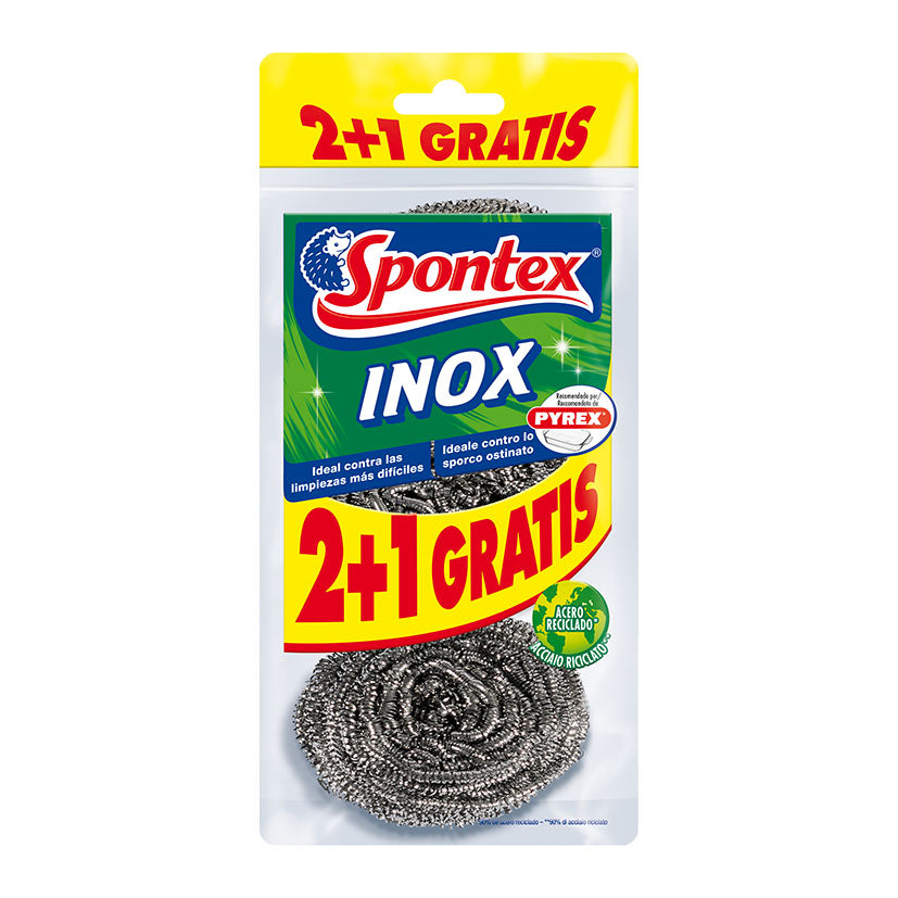 Metal scouring pad