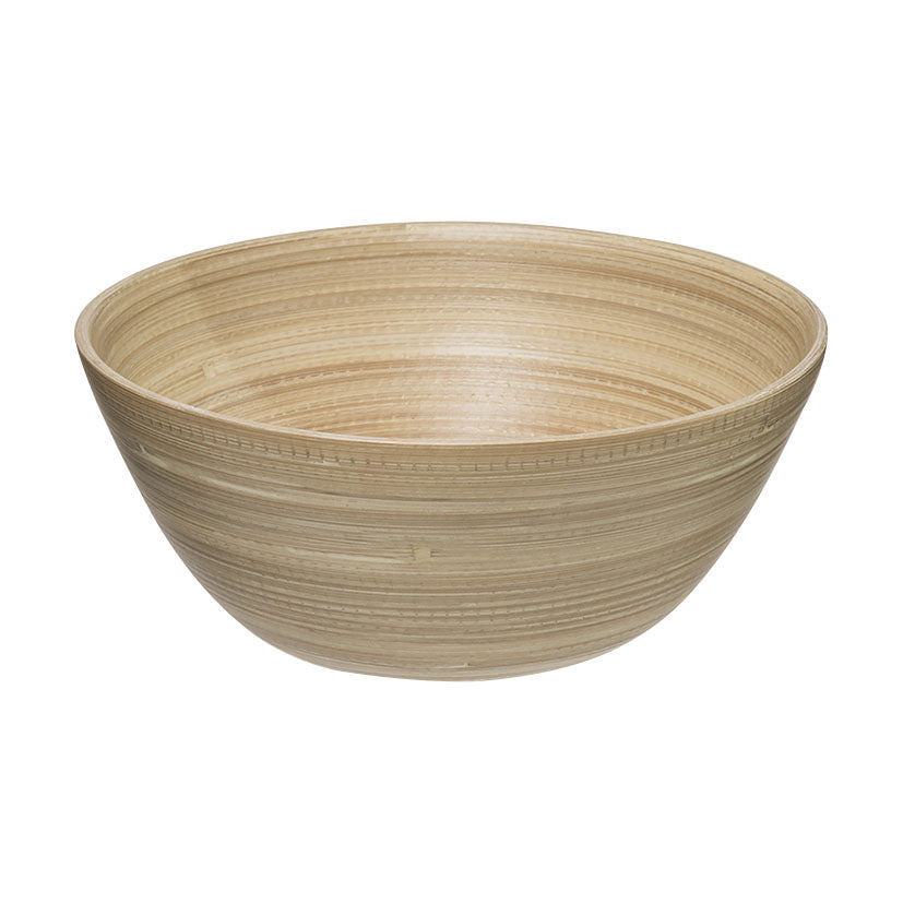 Bamboo salad bowl