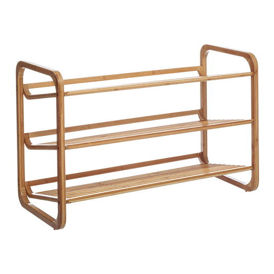 Bamboo shoe rack