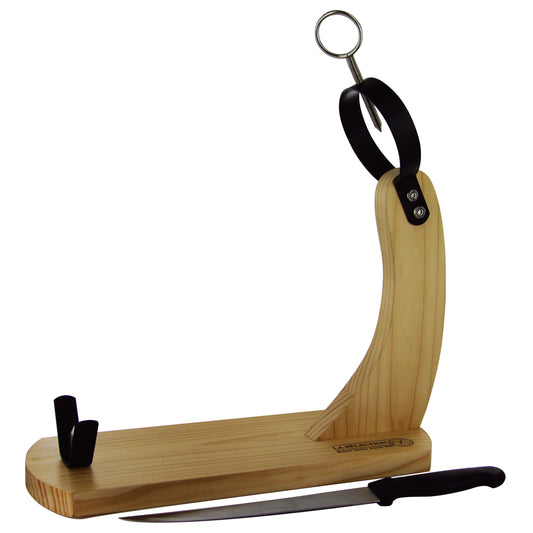 Wooden ham holder