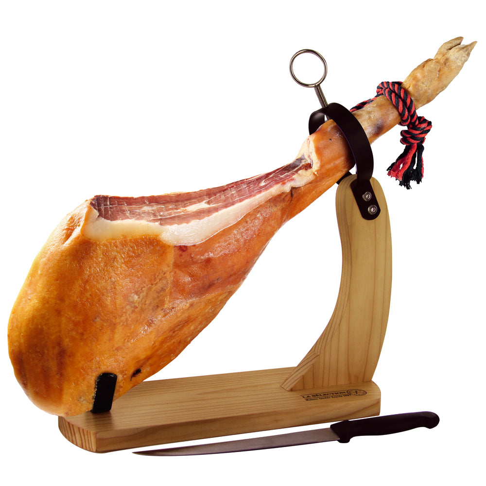 Wooden ham holder