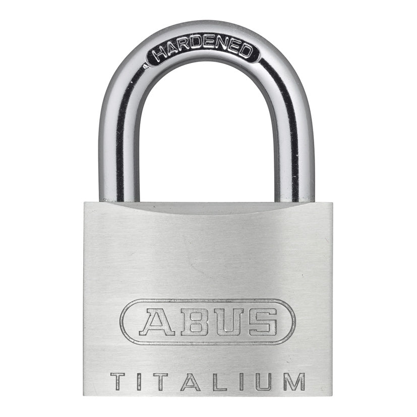 Titalium padlock.