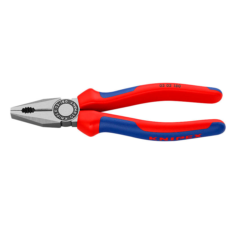 Universal pliers, bi-material handle, 180mm