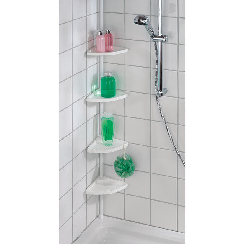 Corner shower caddy