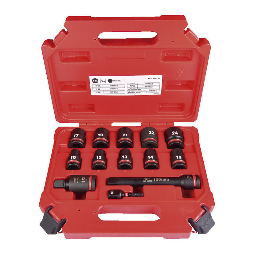 Box with 13 glasses
