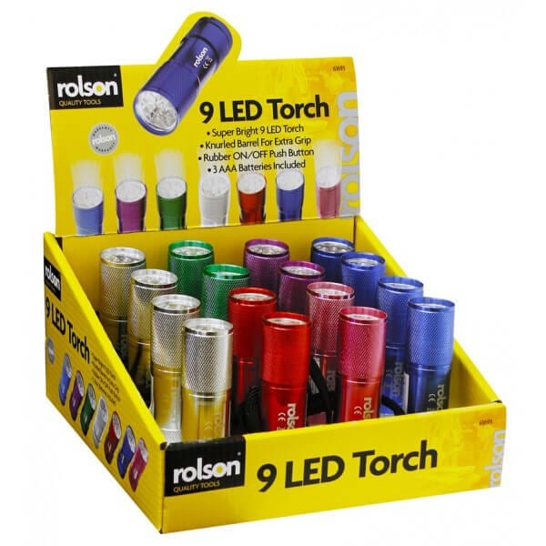 9 LED flashlight