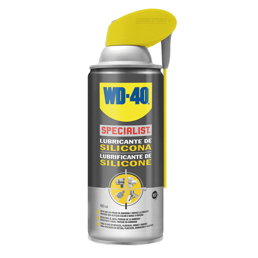 Lubric.silicona.doble acción.wd-40.400ml