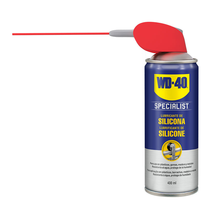 Silicone lubricant. Dual action. WD-40. 400ml