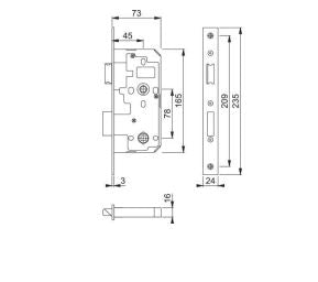 Lock 45mm