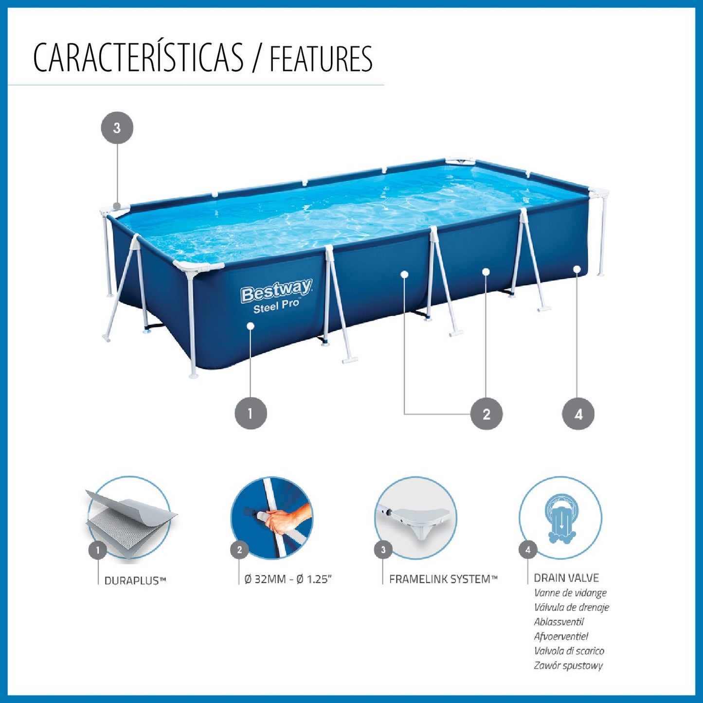 Piscina rectangular