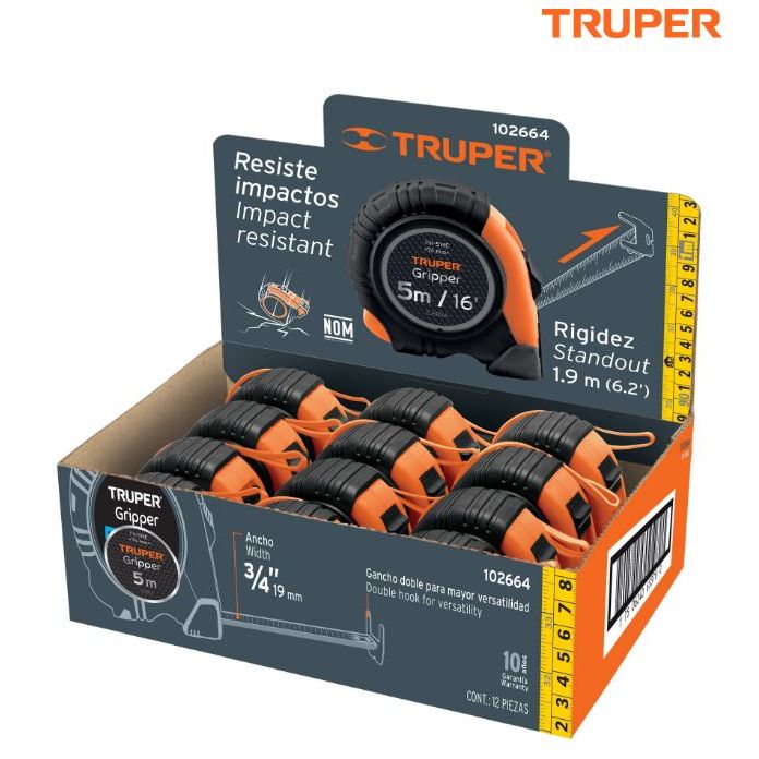 Tape measure gripper