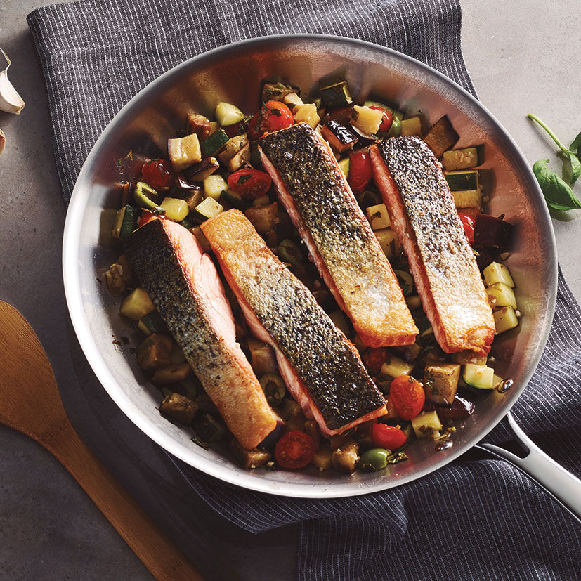 Tri-ply skillet