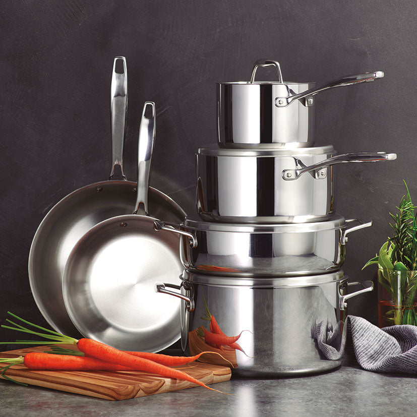 Tri-ply skillet