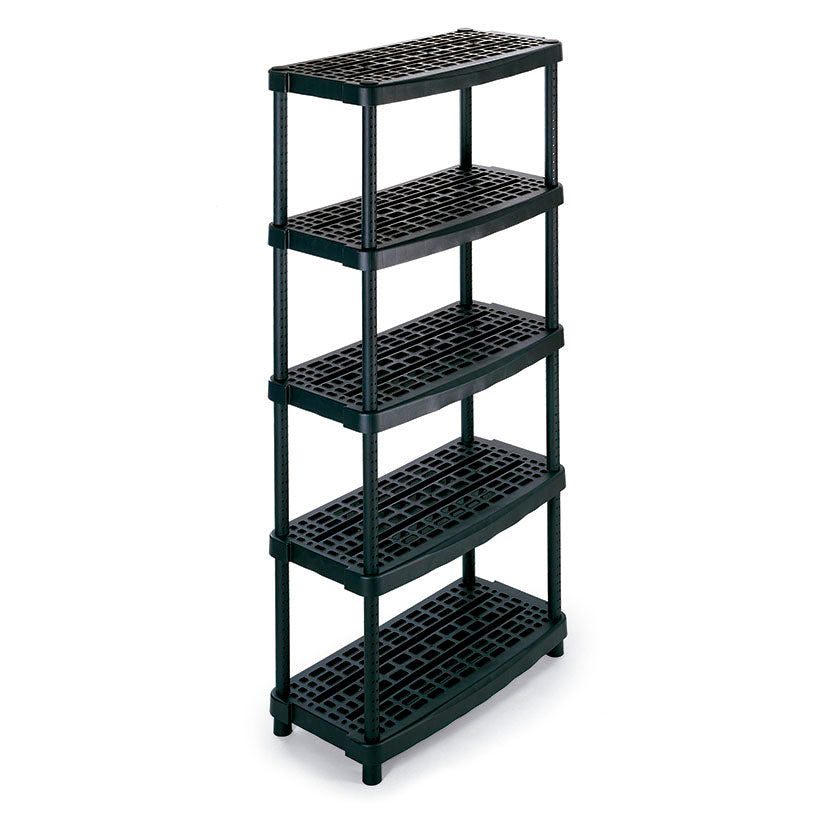 Resin shelving unit