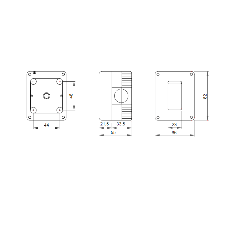 Surface-mounted box