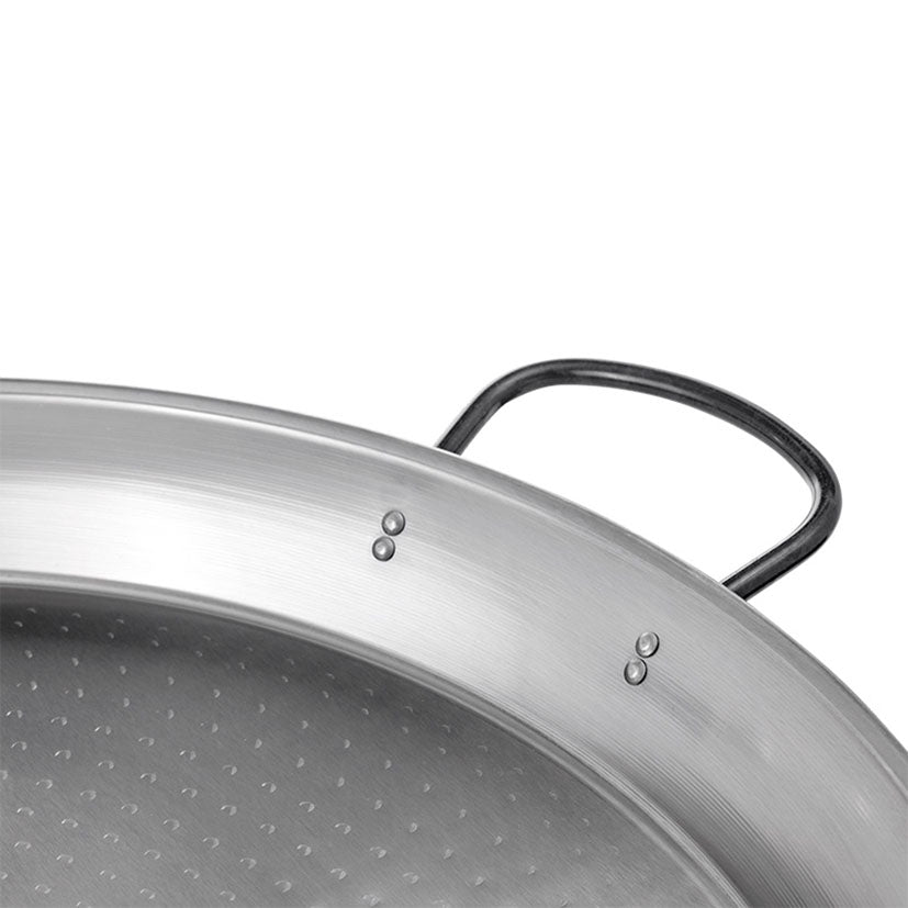 Steel paella pan