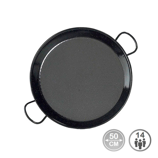 Steel paella pan