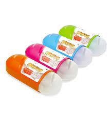 Colored snack containers