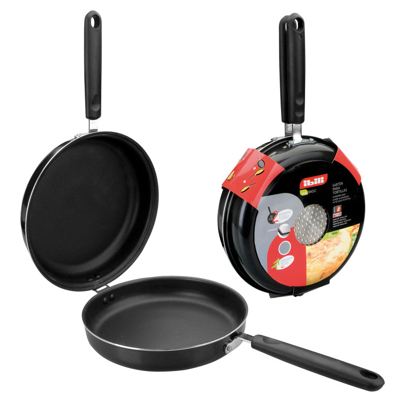 Tortilla-flipping pan