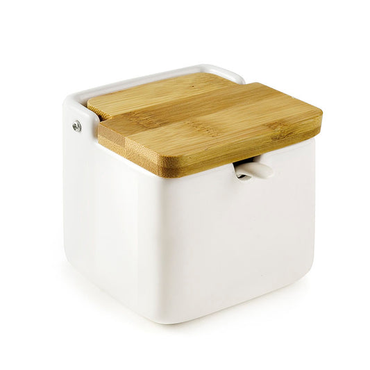 Ceramic salt and sugar shaker set