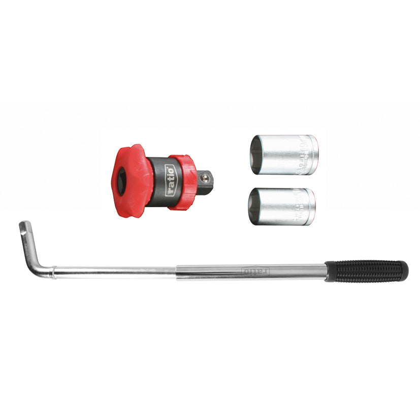 Telescopic lug wrench