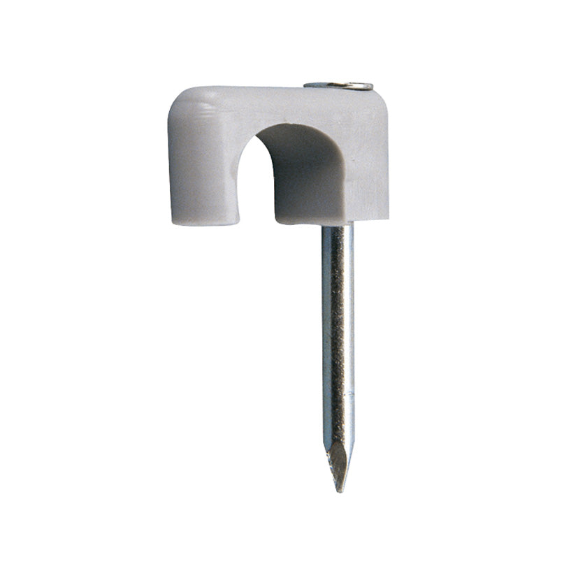 Plastic staple.