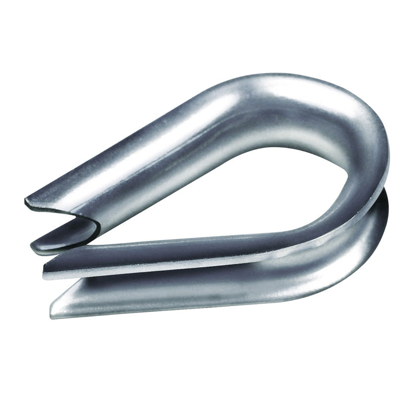Stainless steel thimble.