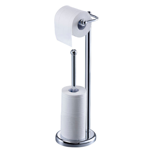 Chrome toilet paper holder