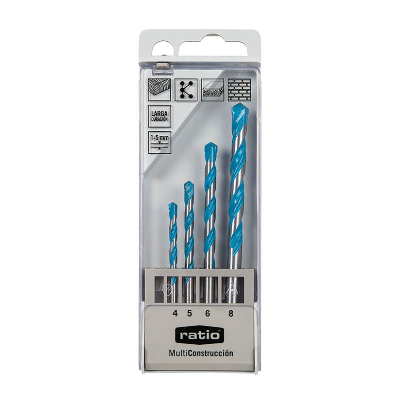 Multi-construction drill bits