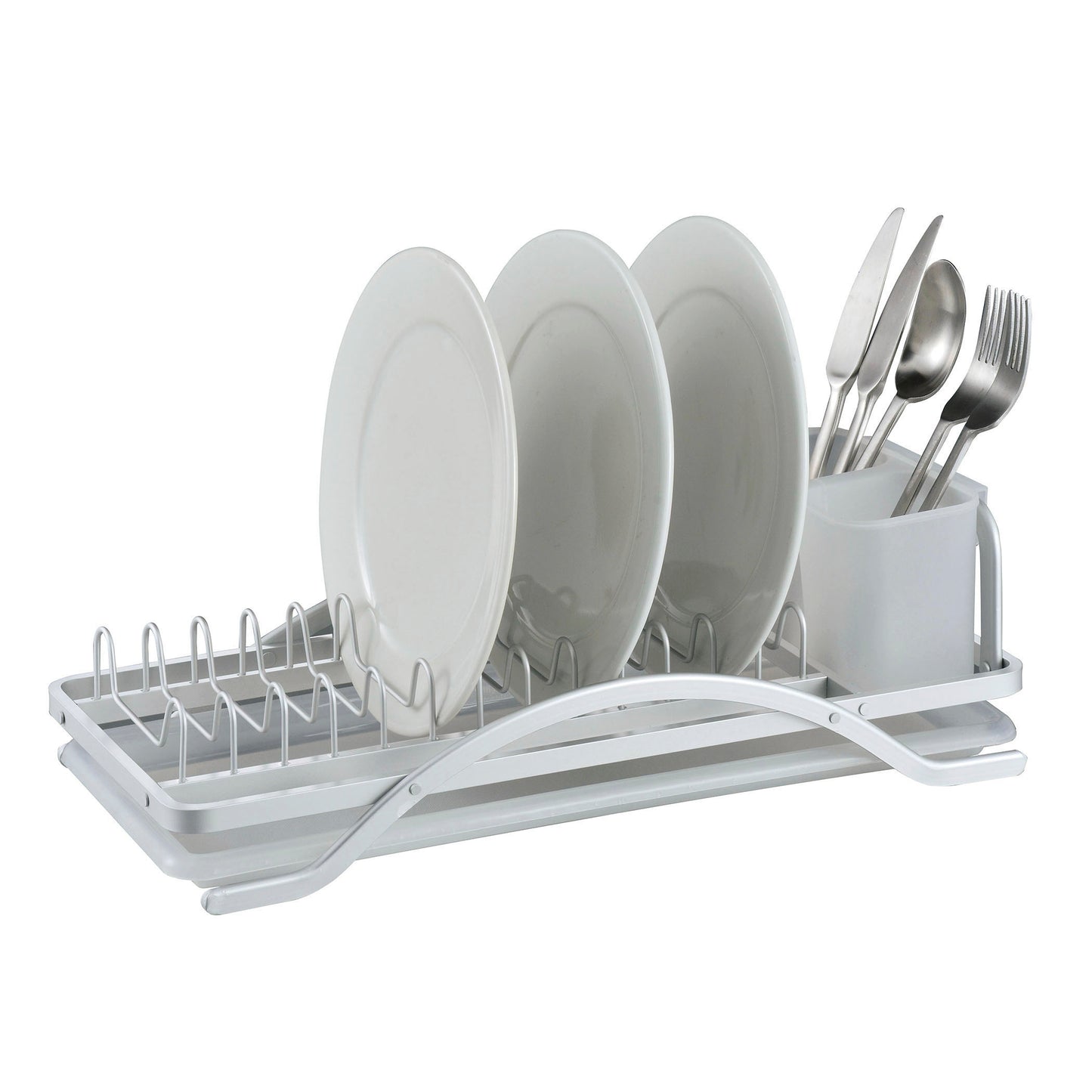 Aluminum dish drainer