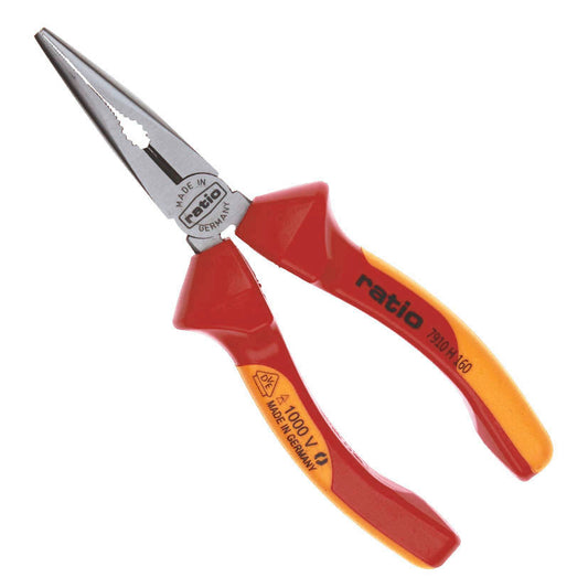 Pliers semi-round 160mm VDE