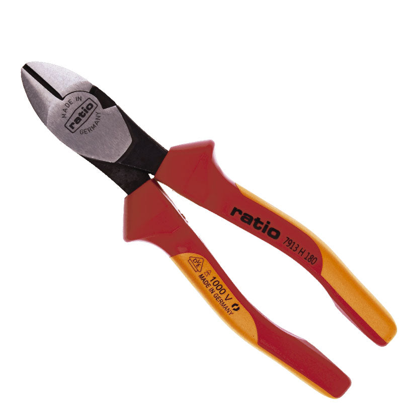 Diagonal cutting pliers, reinforced, 180mm