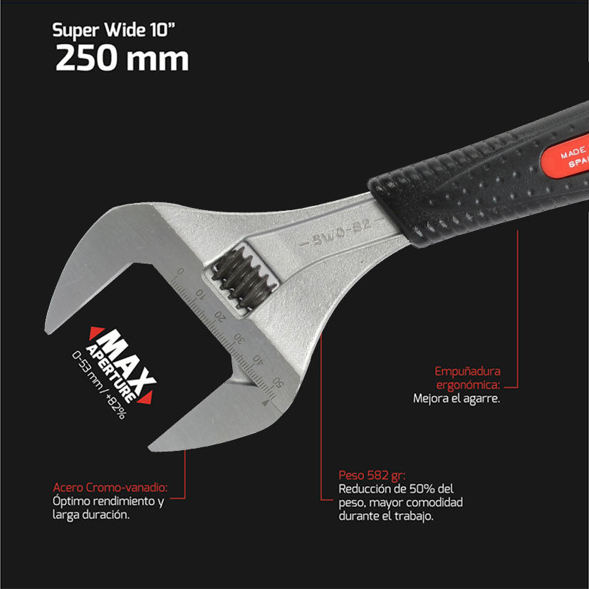 Llave graduable