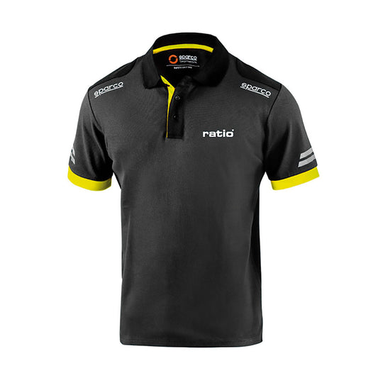 Grey/yellow polo