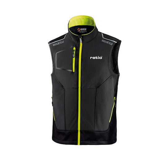 Chaleco gris/amarillo