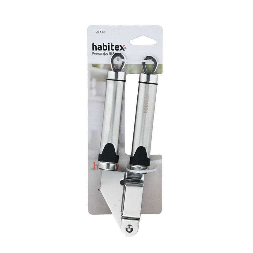 Stainless steel garlic press