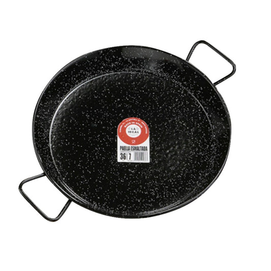 Steel paella pan
