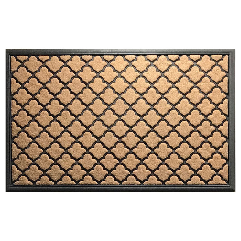 Carpet+rubber doormat