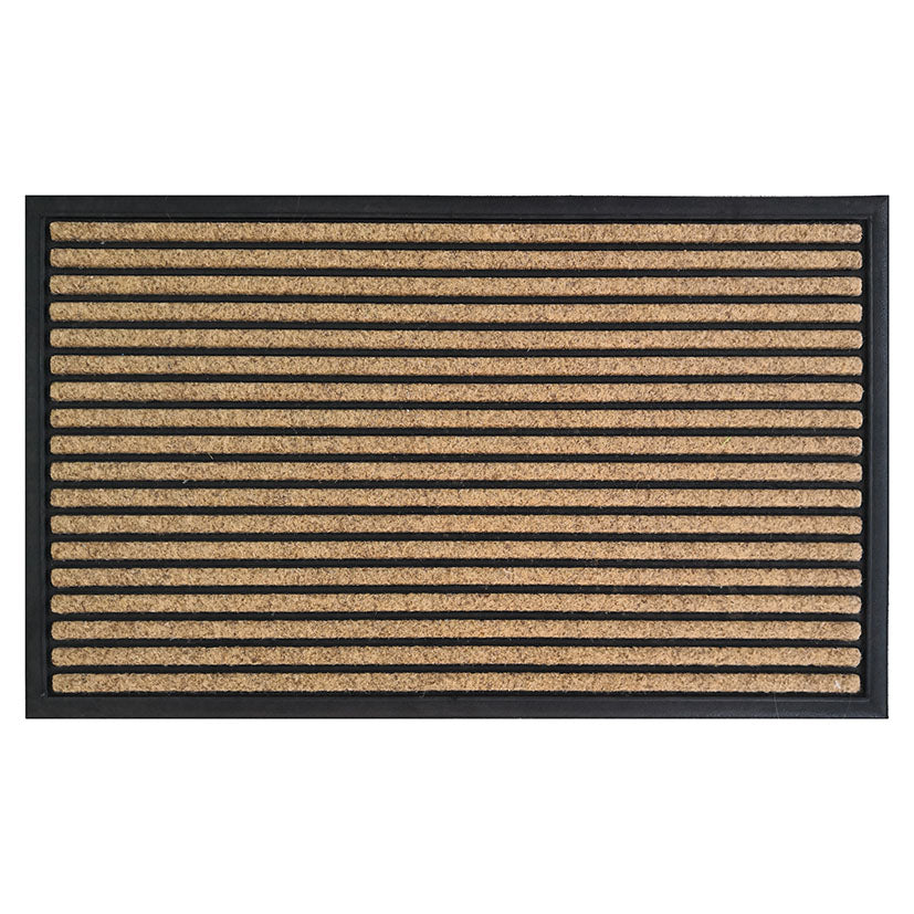 Carpet+rubber doormat