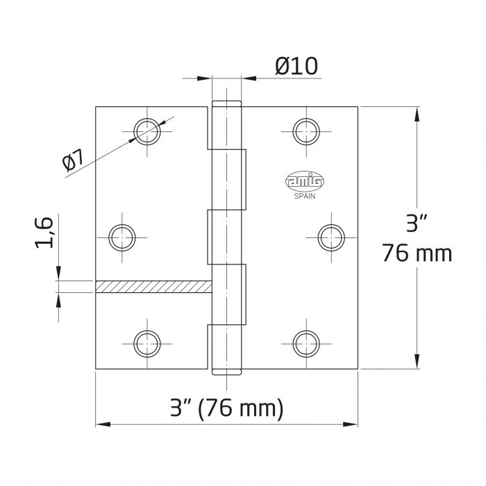 Hinge M1010