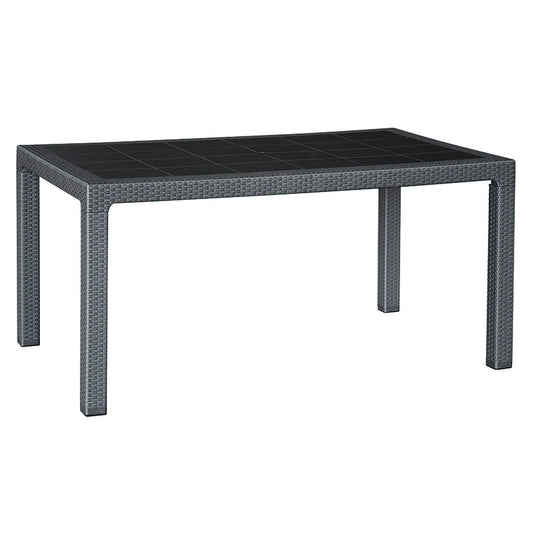 Rattan-look table