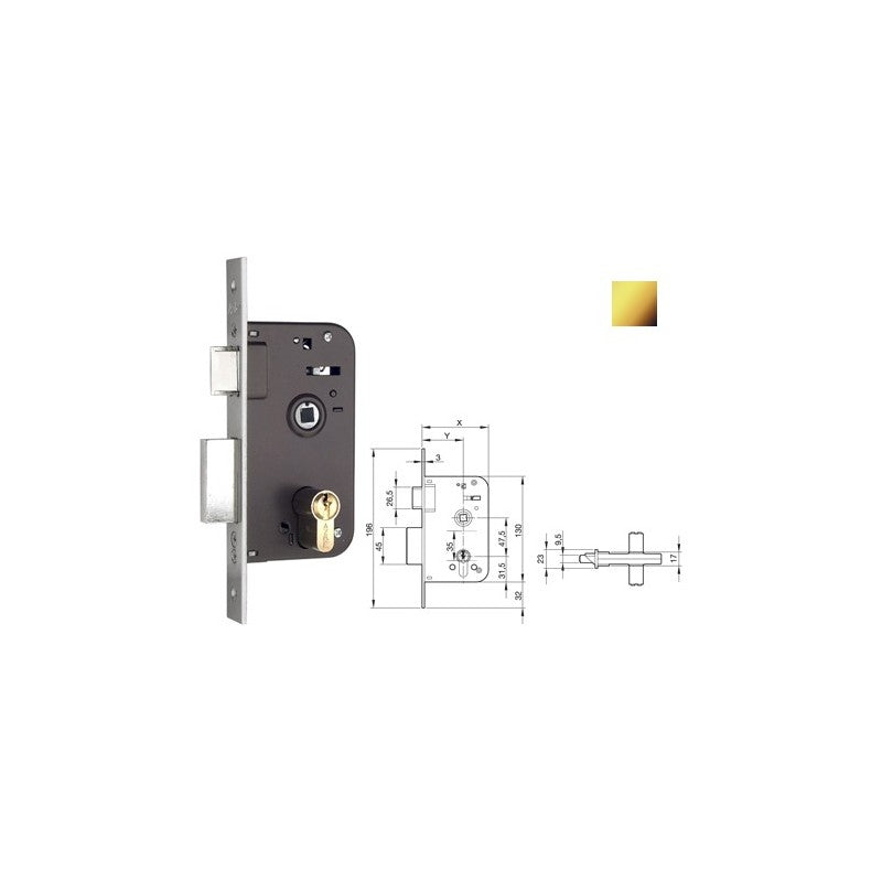 Mortise lock