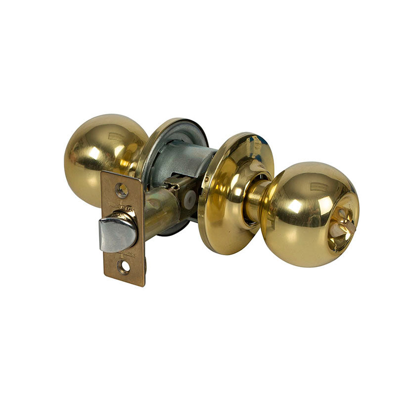 Doorknob lock.