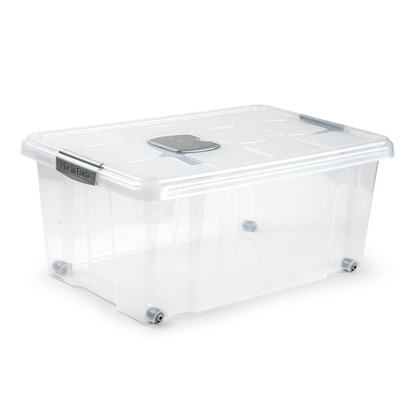 Plastic box.