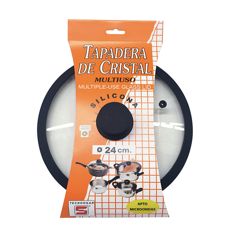 Glass/silicone lid
