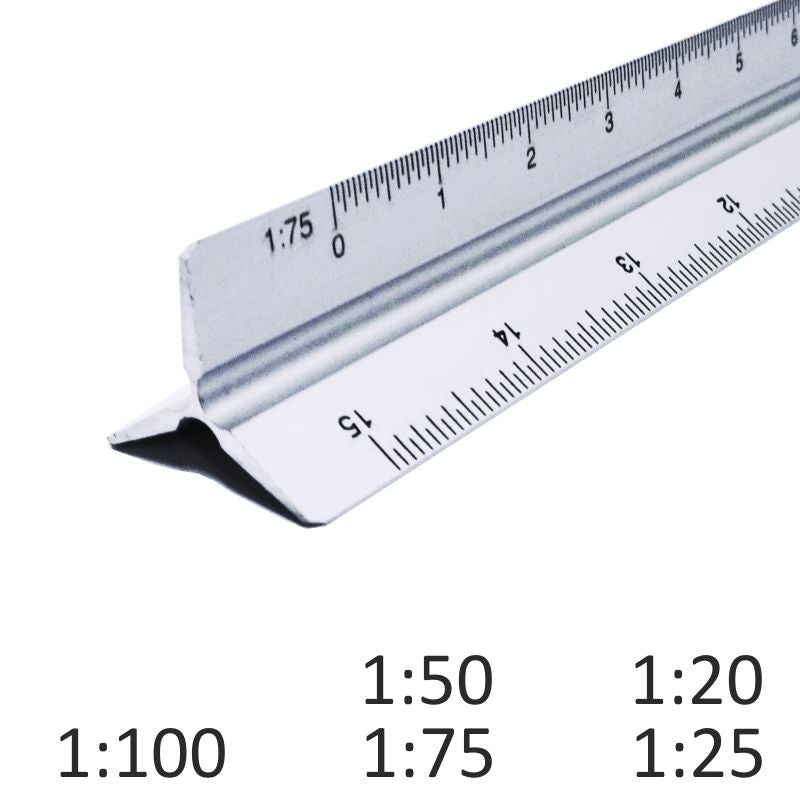 Aluminum Triangular Scale Ruler